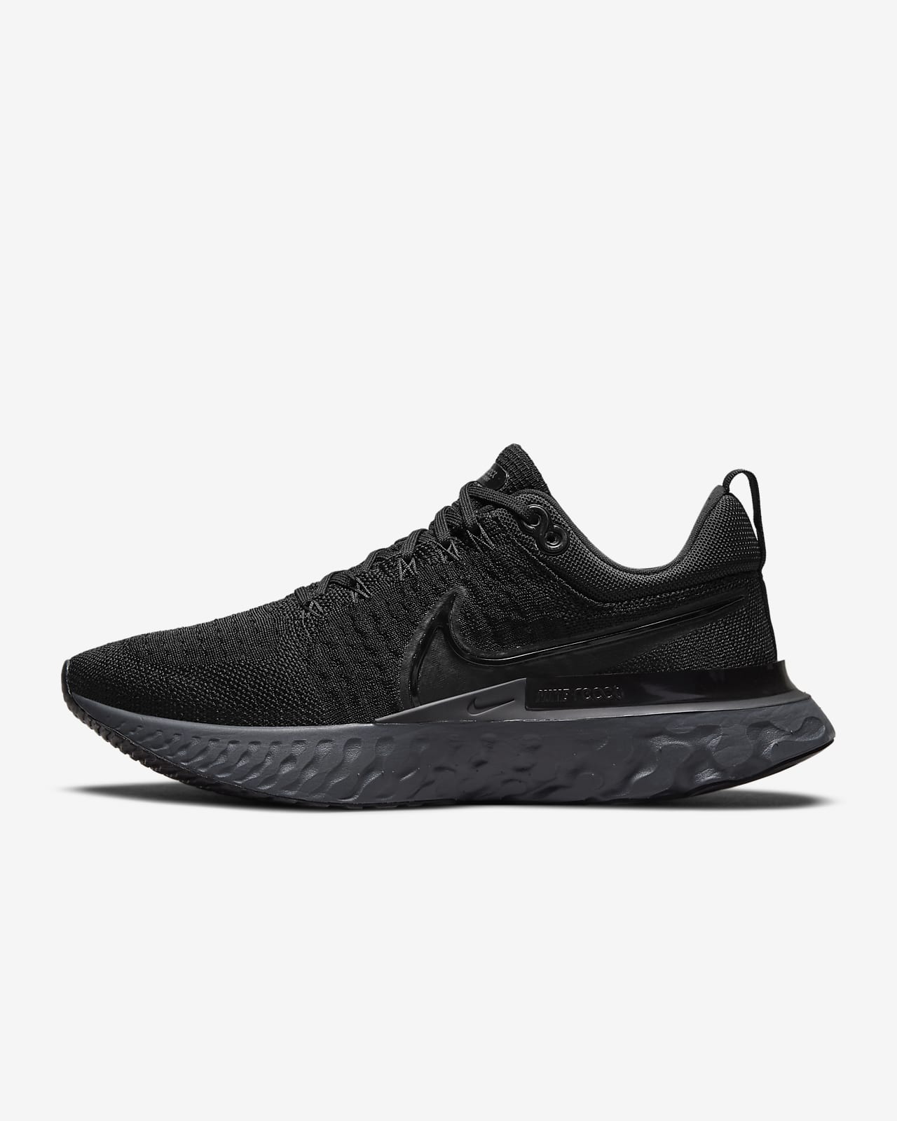 react infinity run black womens
