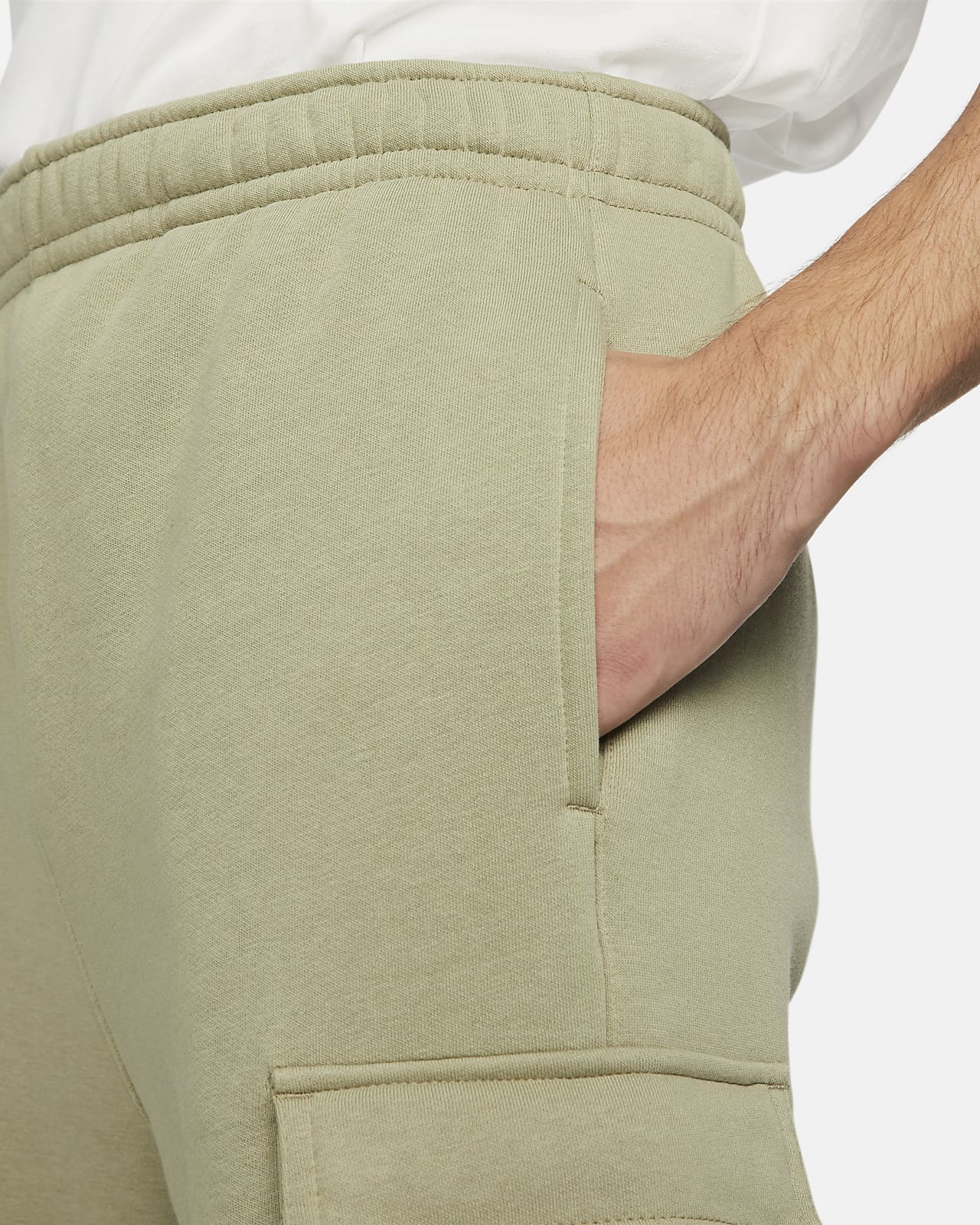 nike fleece cargo pants