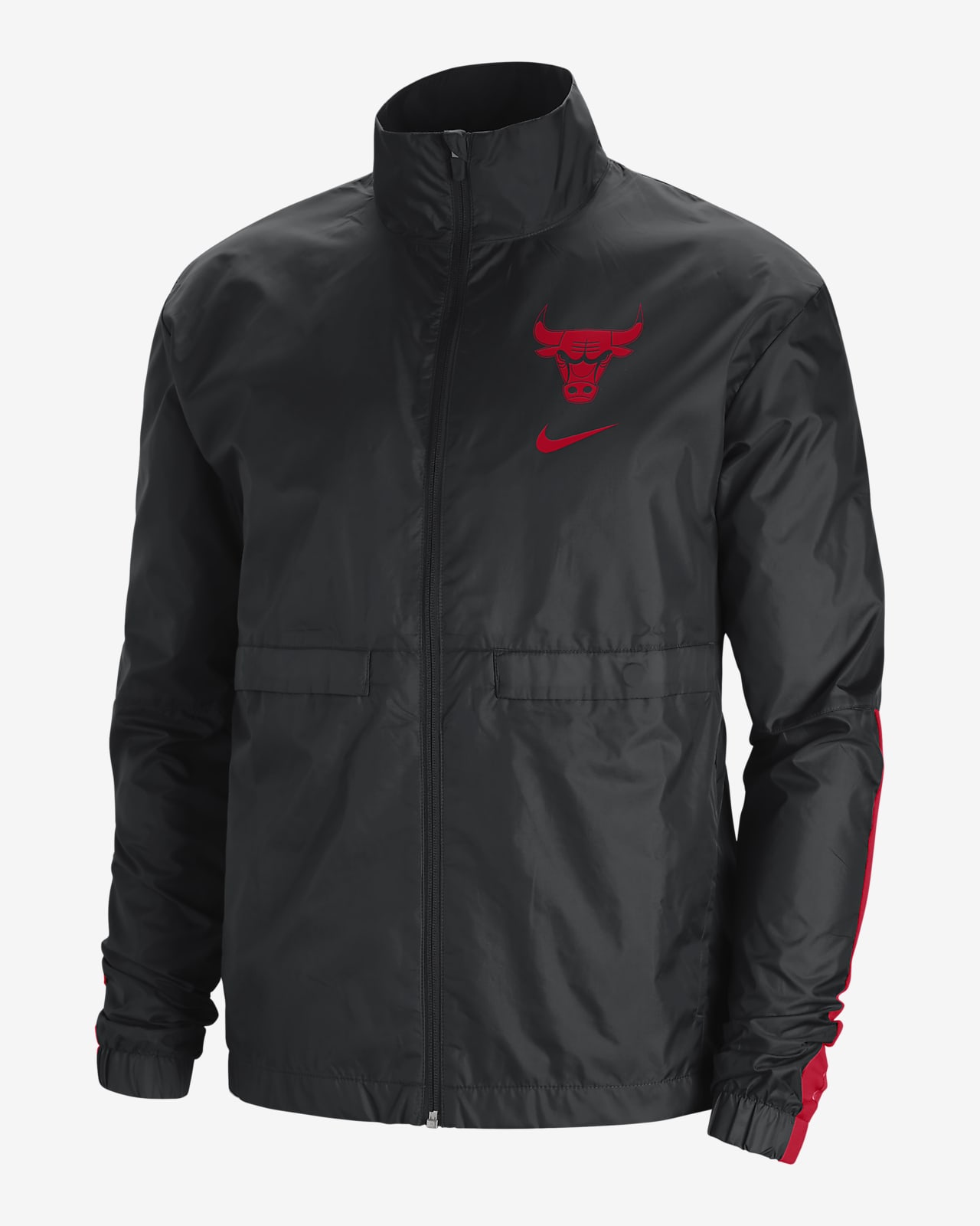 Chicago Bulls Courtside Men's Nike NBA Tracksuit Jacket. Nike NO