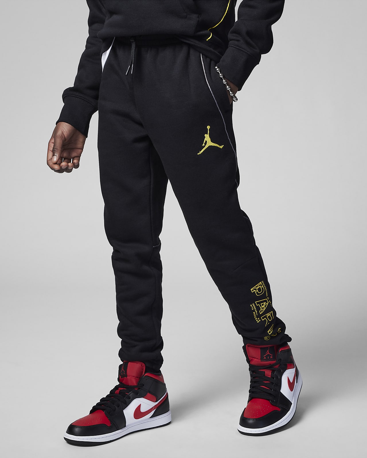 Aardewerk ik luister naar muziek puree Jordan Paris Saint Germain Fleece Pants Big Kids' Pants. Nike.com