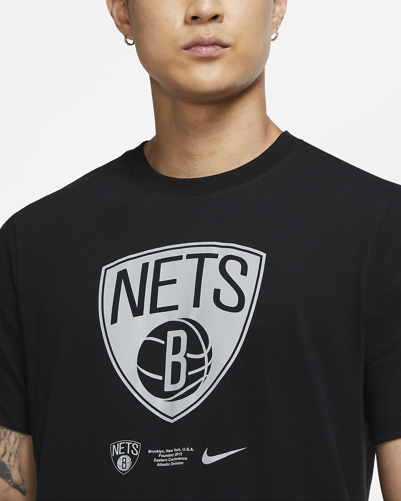 brooklyn nets nike t shirt