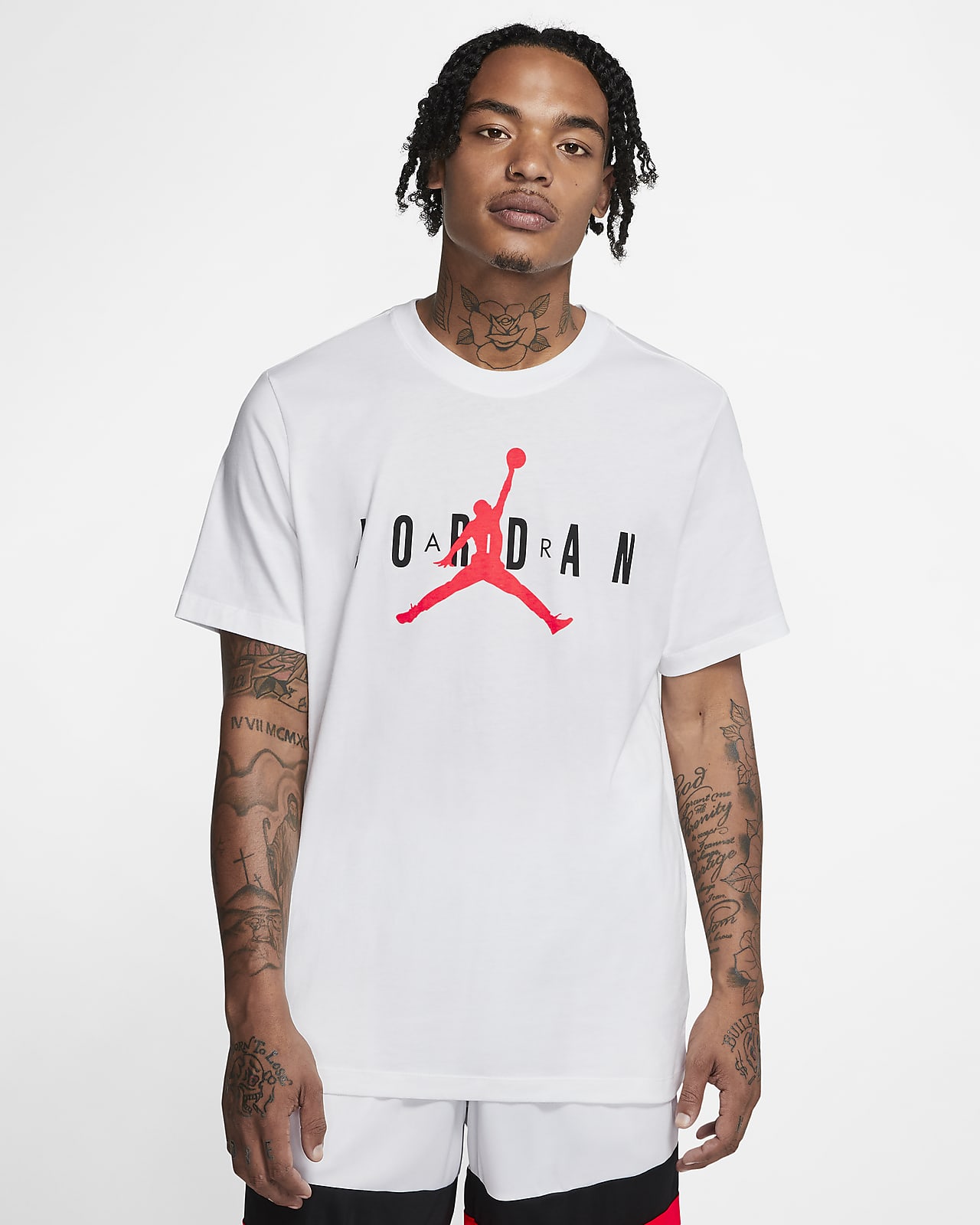 Jordan Air Wordmark Herren-T-Shirt. Nike BE
