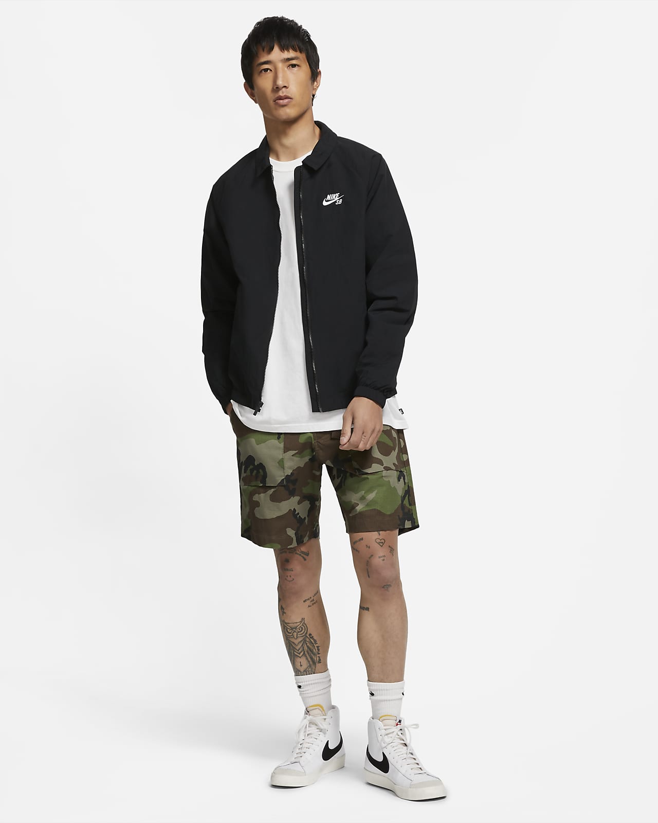 nike sb camo shorts