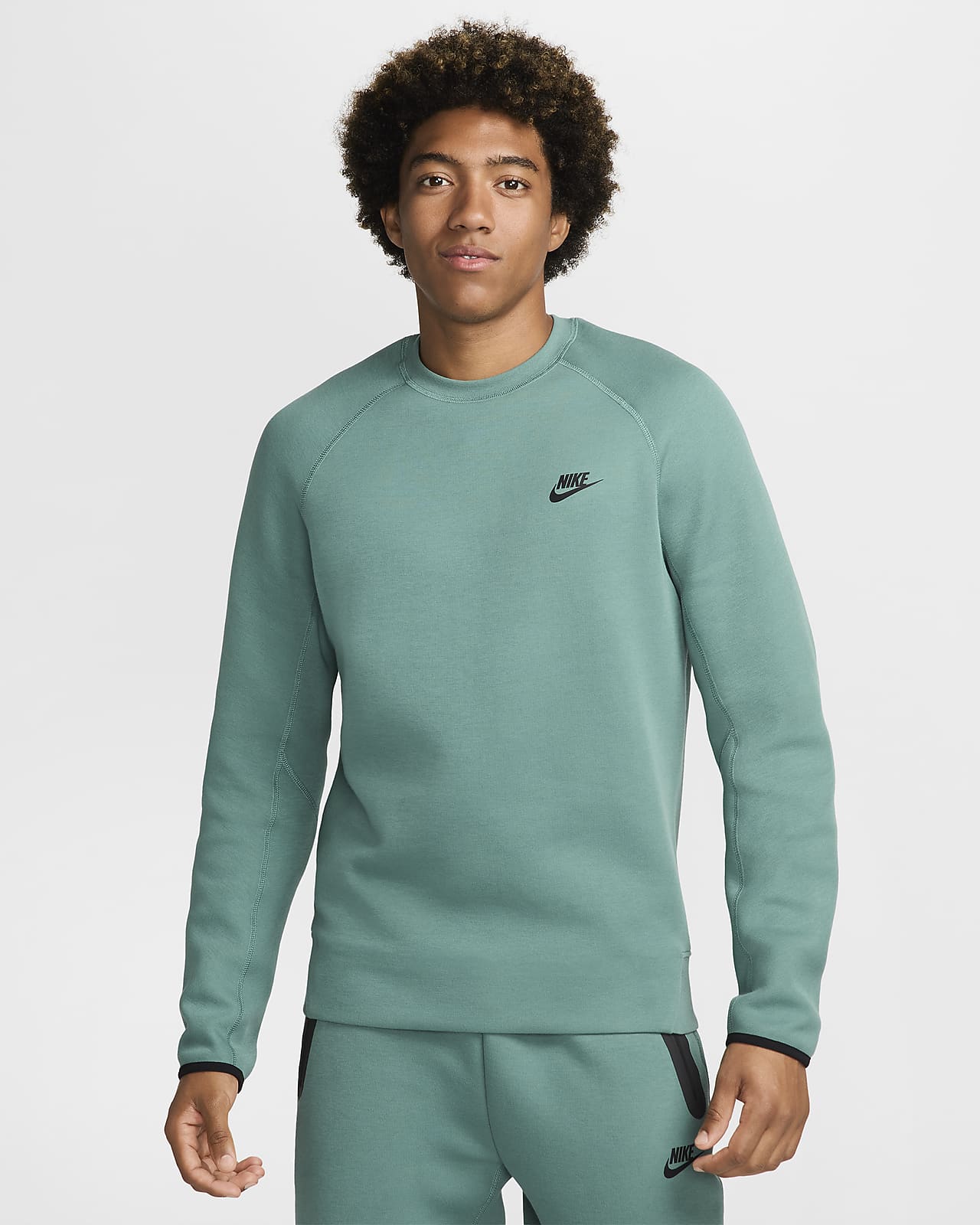 Sudadera de cuello redondo para hombre Nike Sportswear Tech Fleece