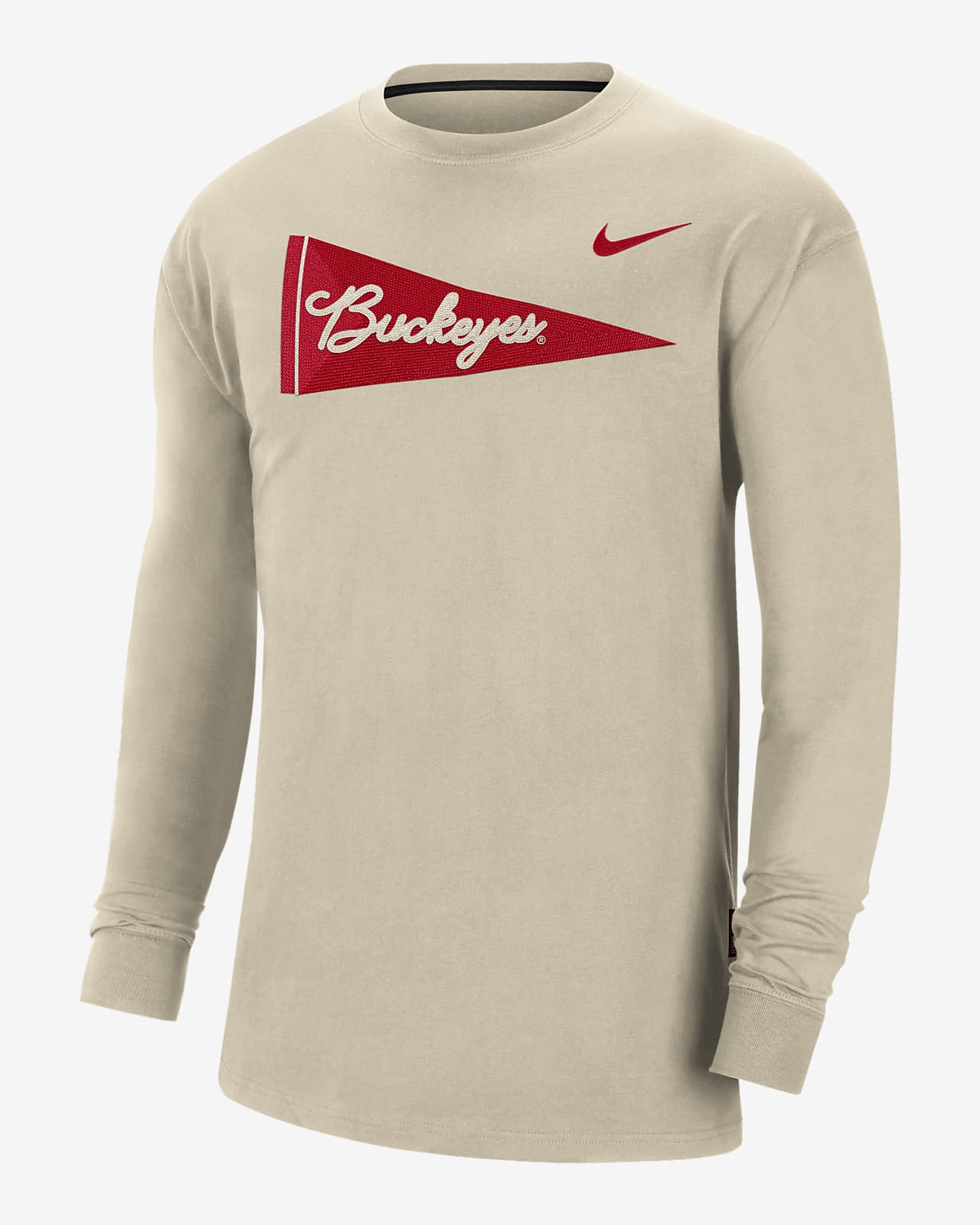 Ohio State Club Fleece Men's Nike College Pullover Hoodie.