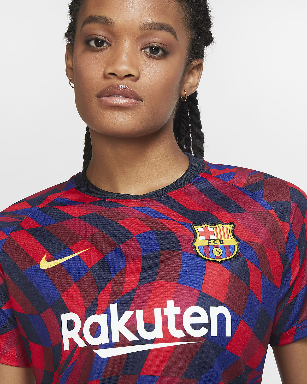 pre match barcelona shirt