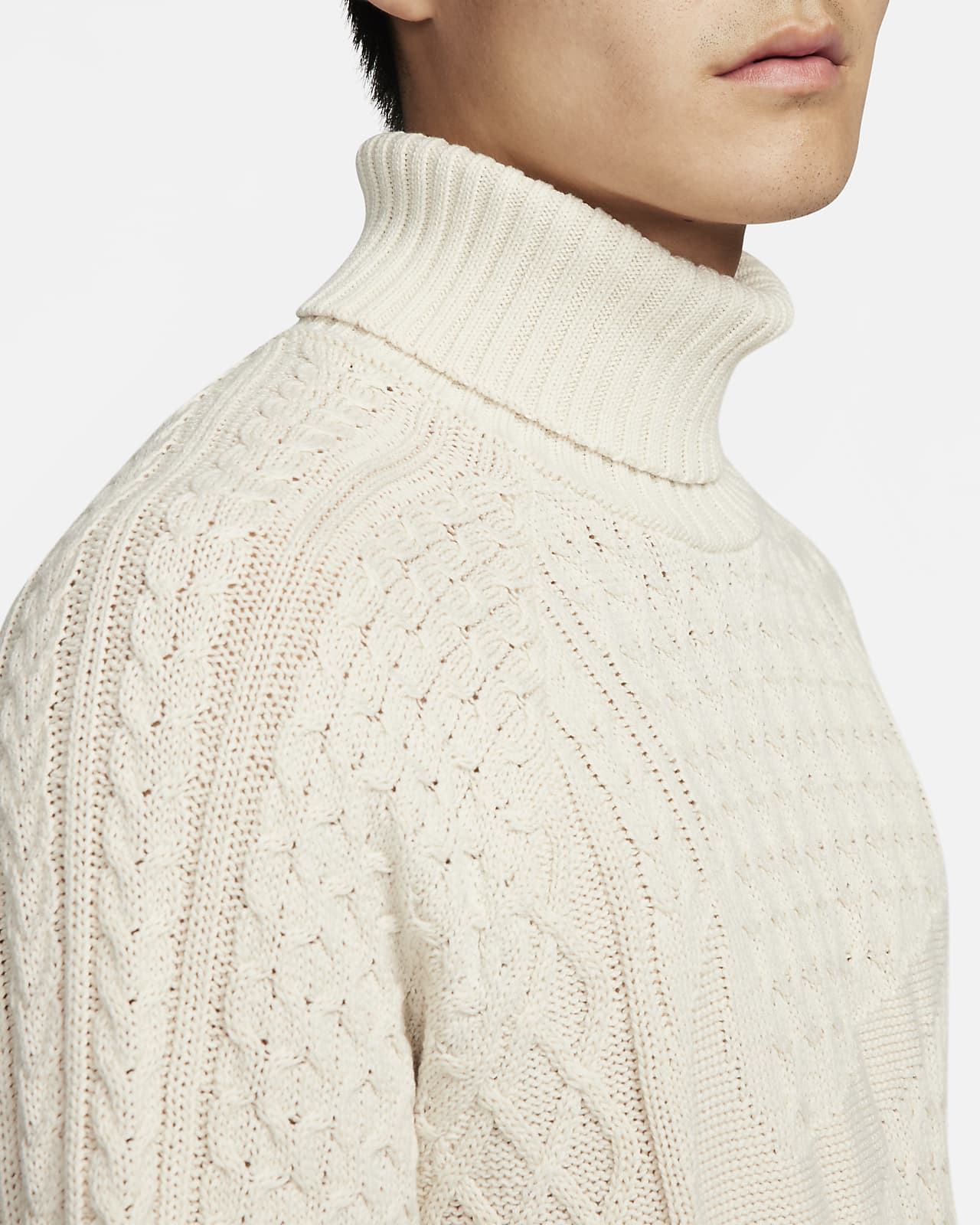 NIKE cable knit sweater ケーブルニット セーター S