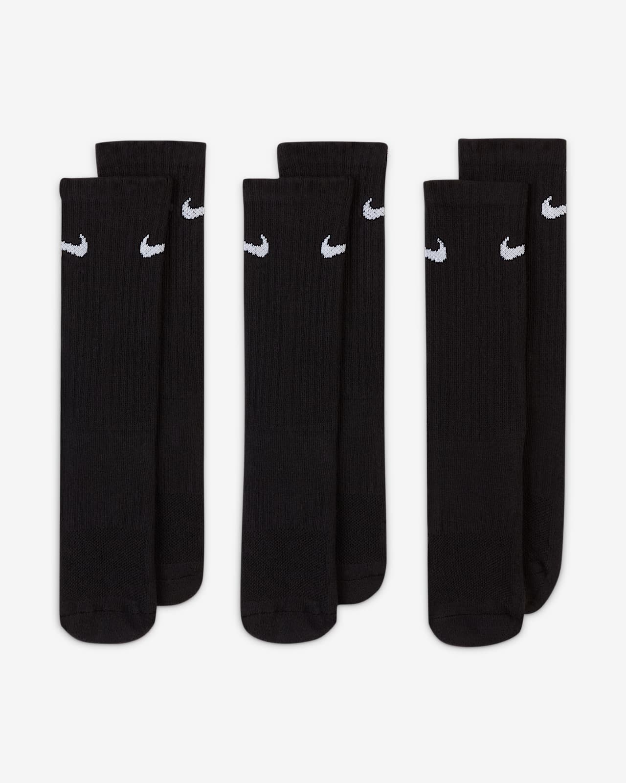 Calze ammortizzate di media lunghezza Nike Everyday - Bambini (3 paia). Nike  IT