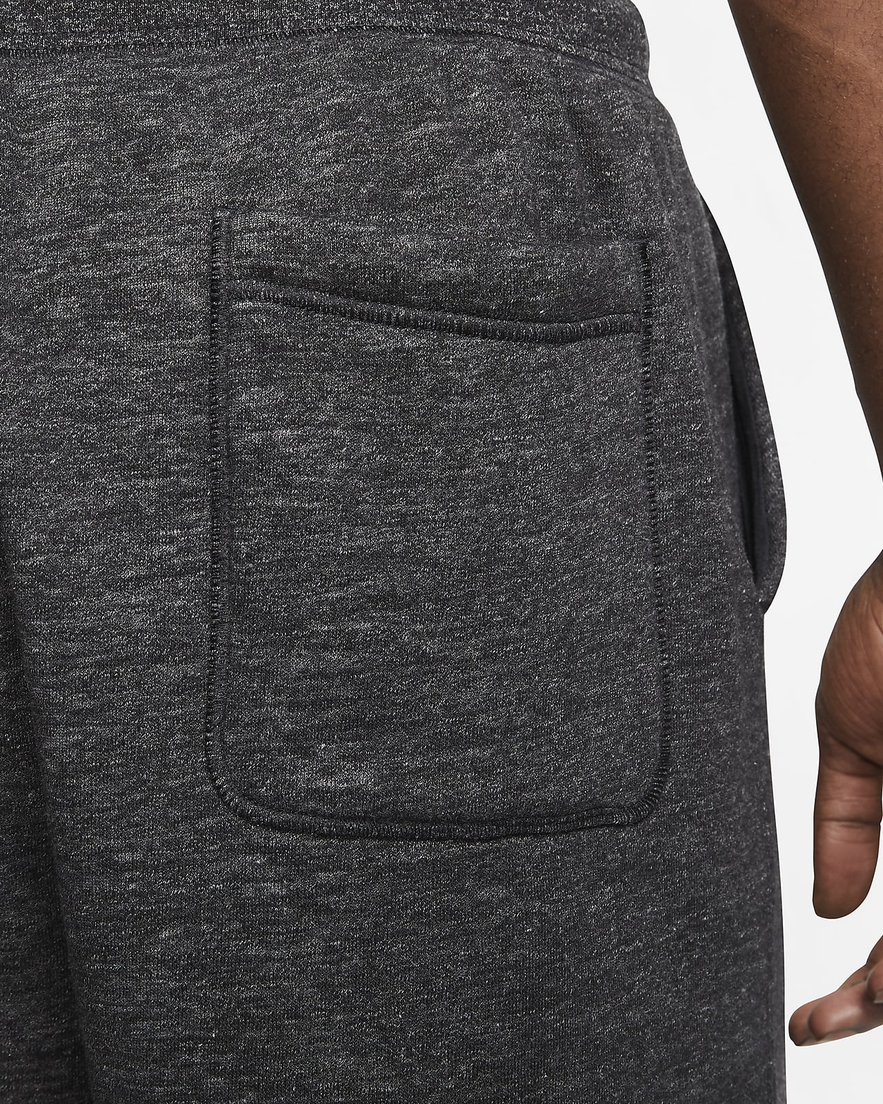 nike heritage shorts grey