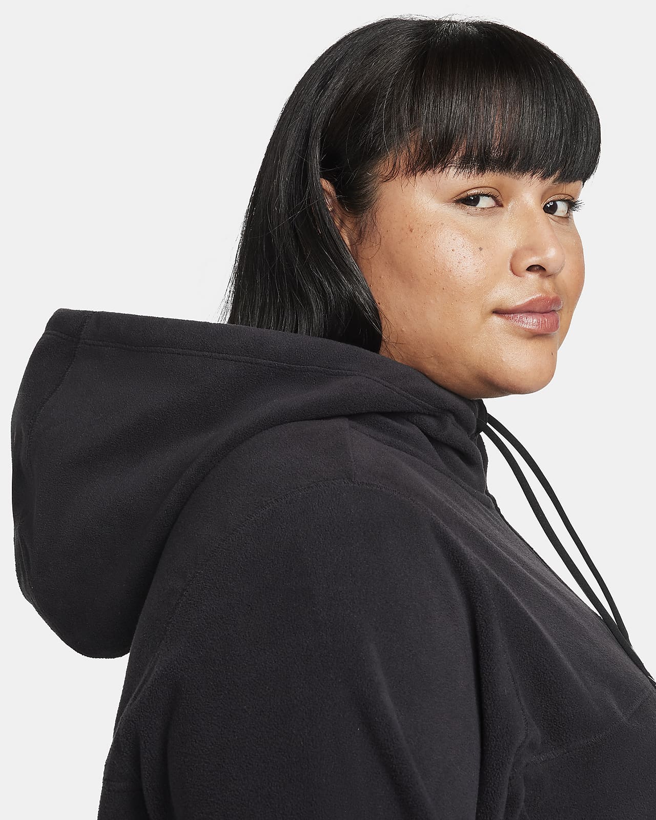 Nike Therma-FIT One Women's Oversized Full-Zip Fleece Hoodie (Plus Size).