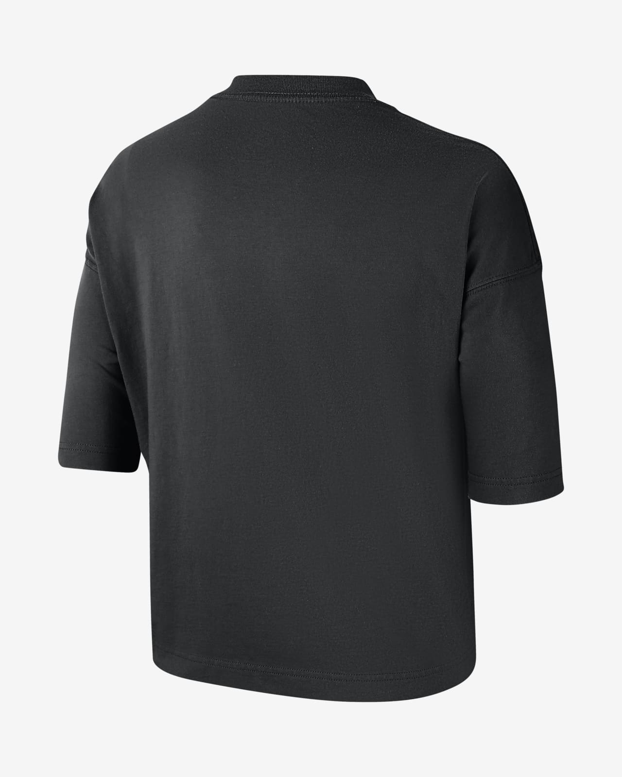 Milwaukee Bucks Courtside City Edition Nike Women's NBA T-Shirt in Black, Size: Large | DV6328-010