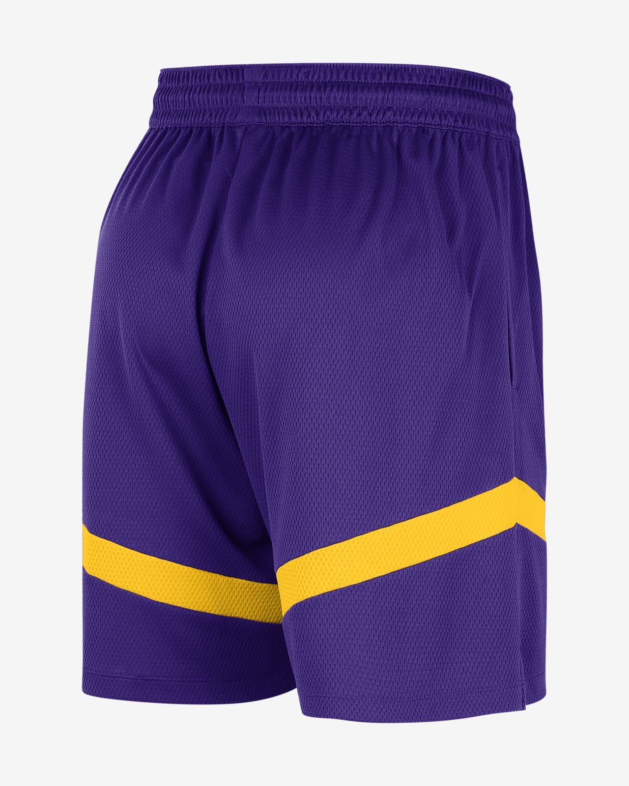 The Los Angeles Lakers Icon Edition Nike NBA Swingman Shorts are