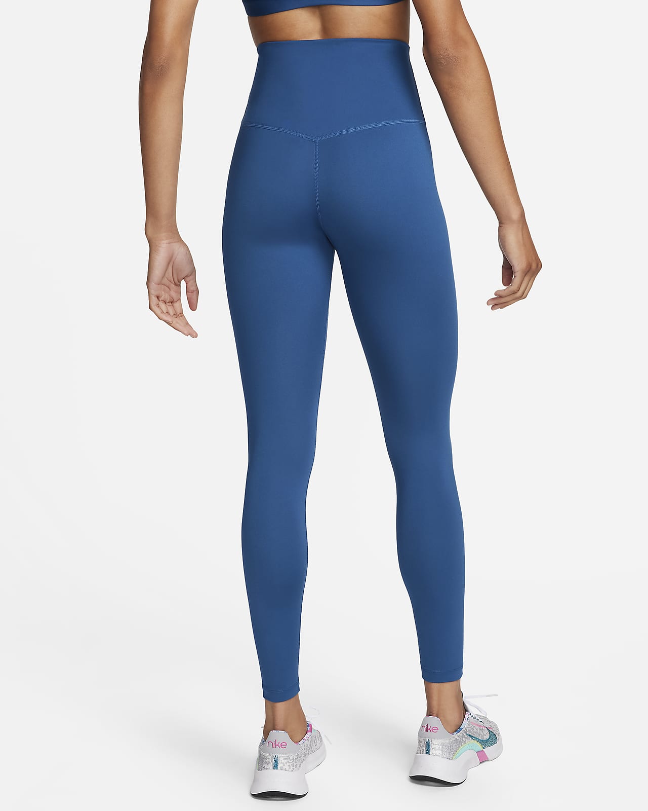 Nike Training one tight luxe leggings in red