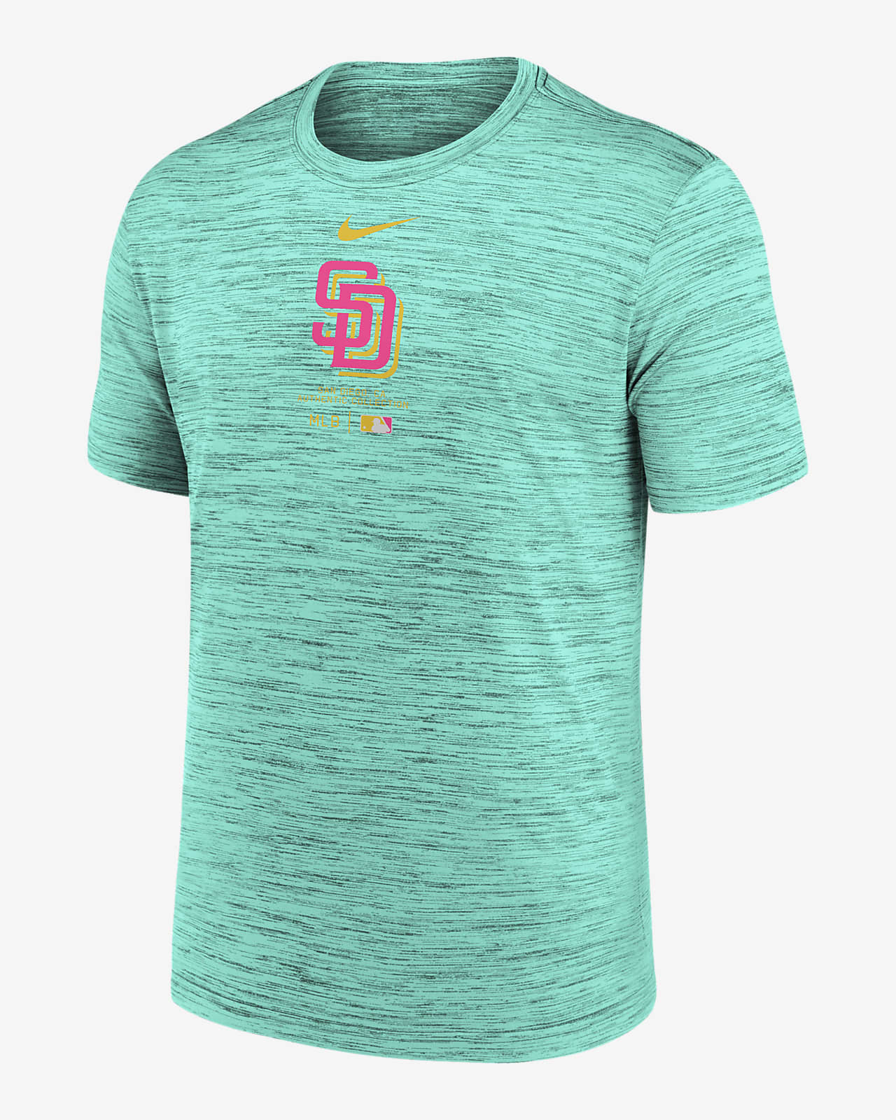 San Diego Padres City Connect Practice Velocity Men's Nike Dri-FIT MLB  T-Shirt