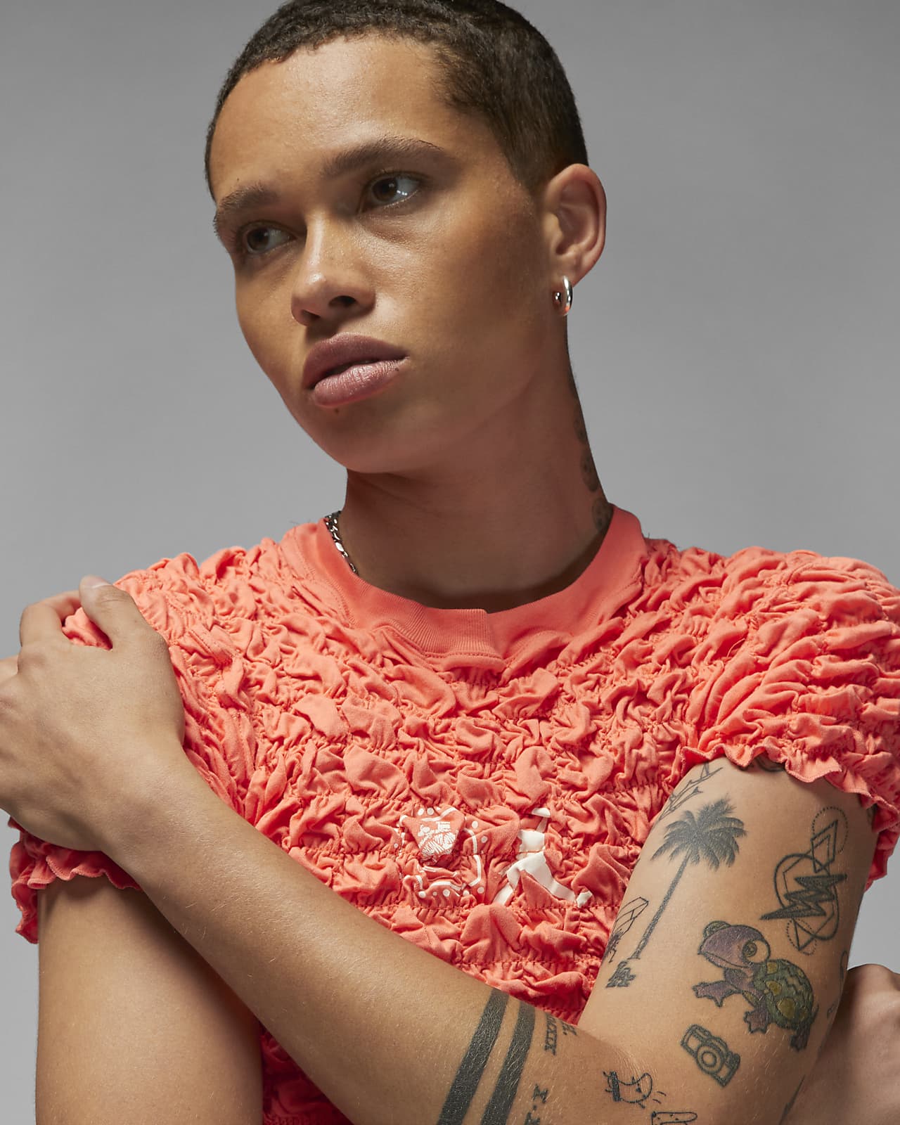 Jordan x Bephies Beauty Supply Women's Scrunchie TShirt. Nike ID