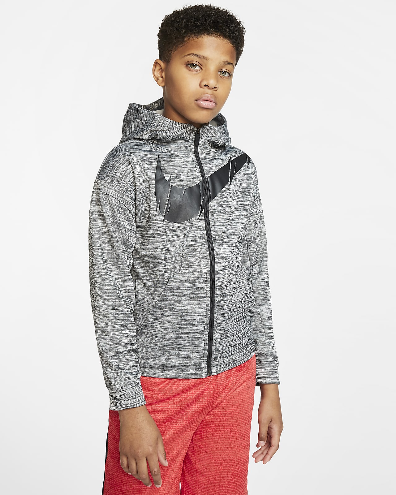 nike boys therma training hoodie