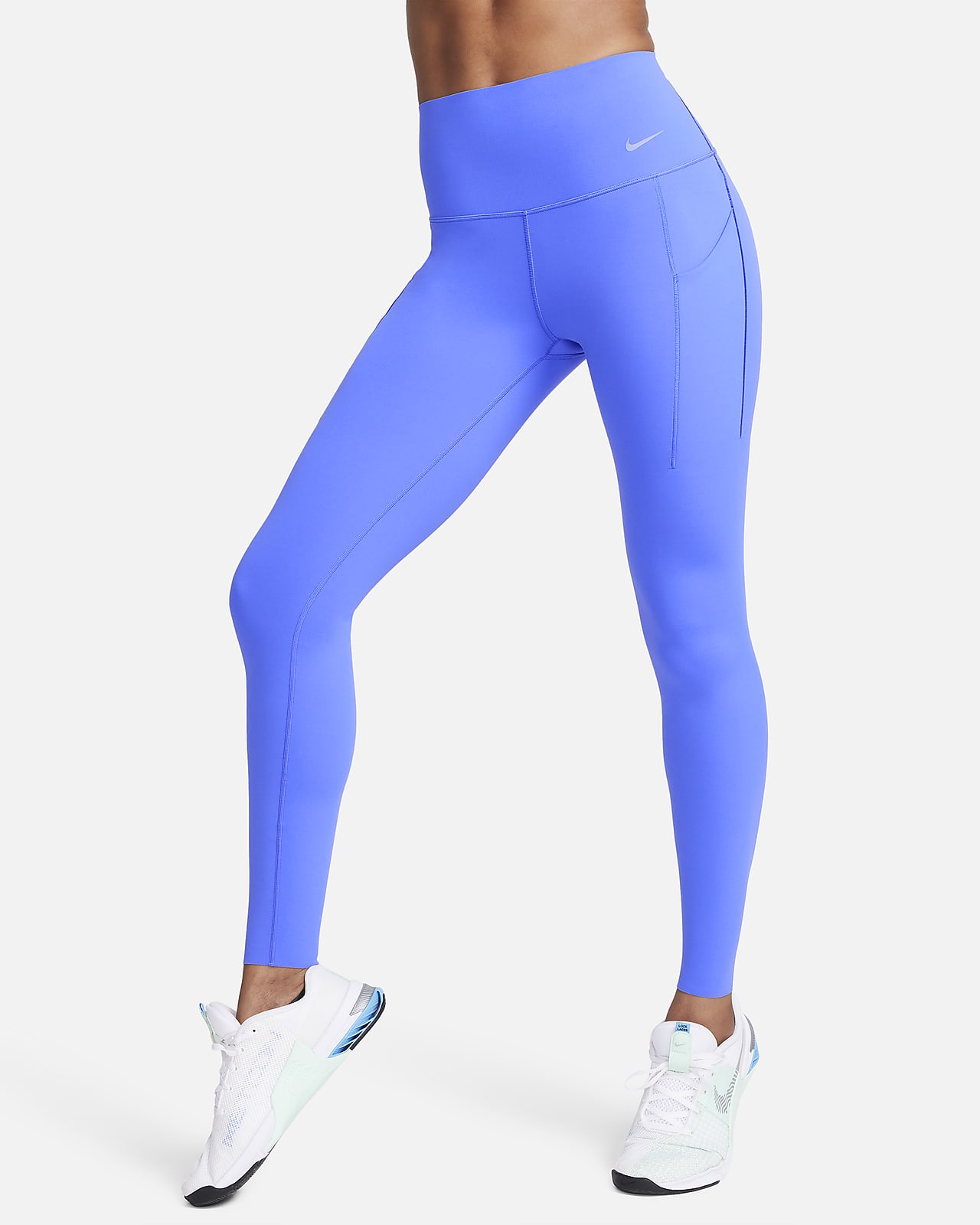 Leggings de largo completo y tiro alto de media sujeci n con bolsillos para mujer Nike Universa