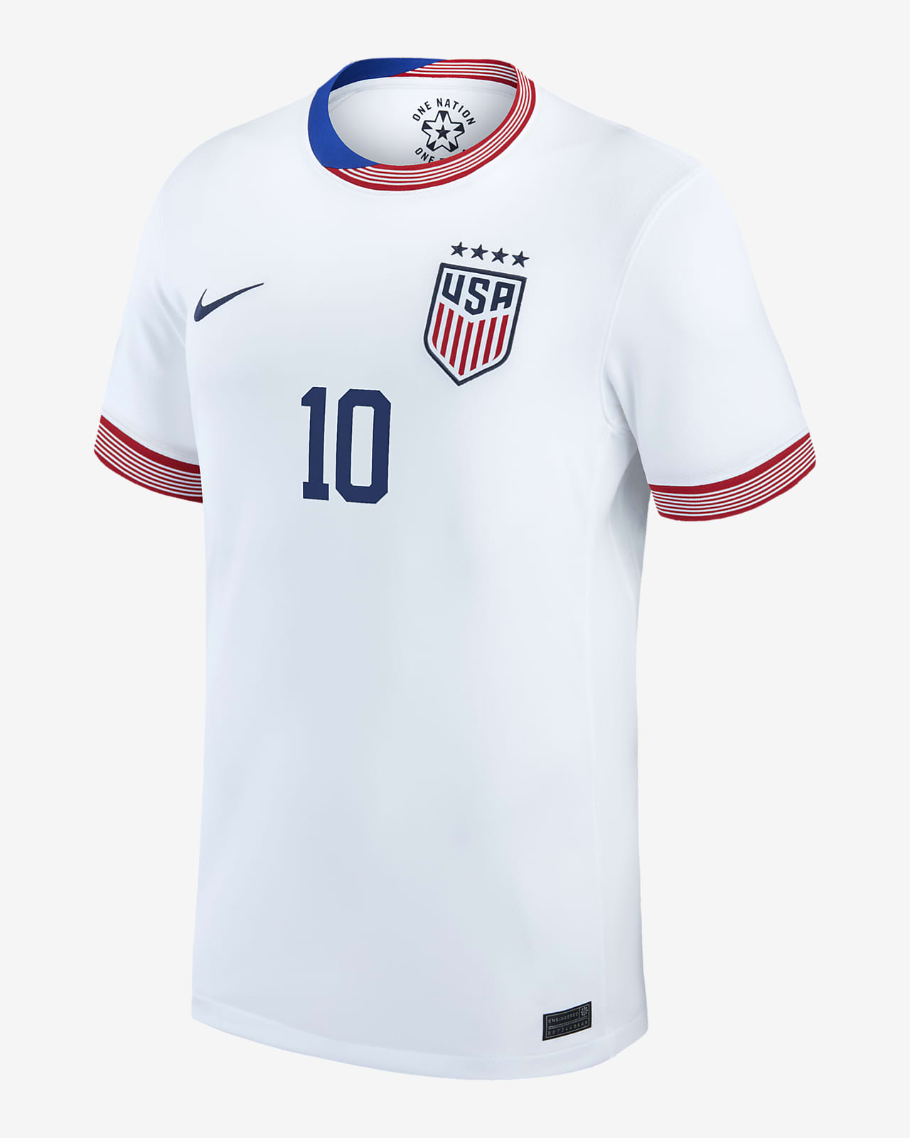 Jersey de fútbol Nike Dri-FIT de la selección nacional de fútbol femenino de Estados Unidos local 2024 Stadium Lindsey Horan local 2024 Stadium Lindsey Horan para hombre