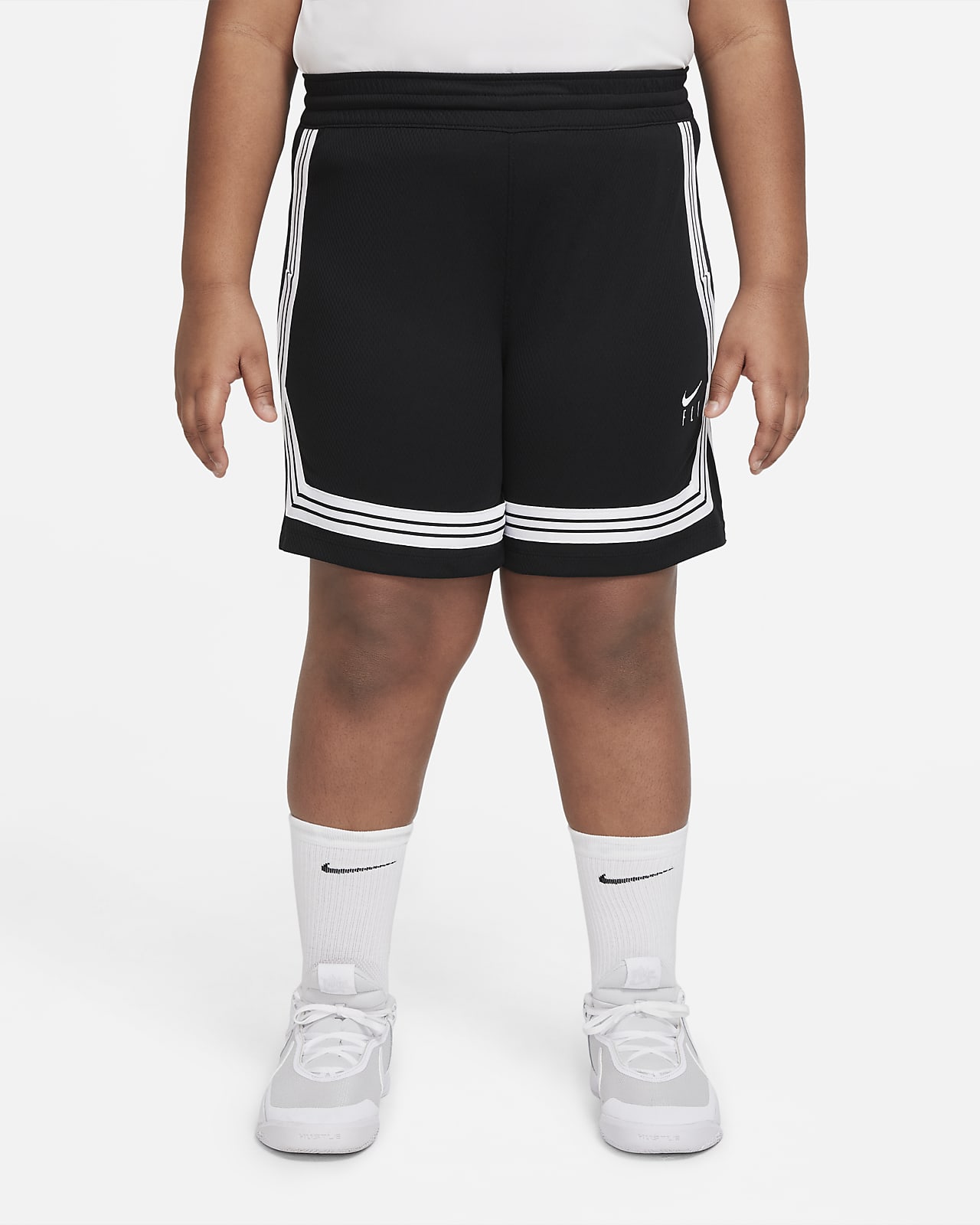 Nike Dri-FIT Fly Crossover Big Kids' (Girls') Basketball Shorts (Extended Size)