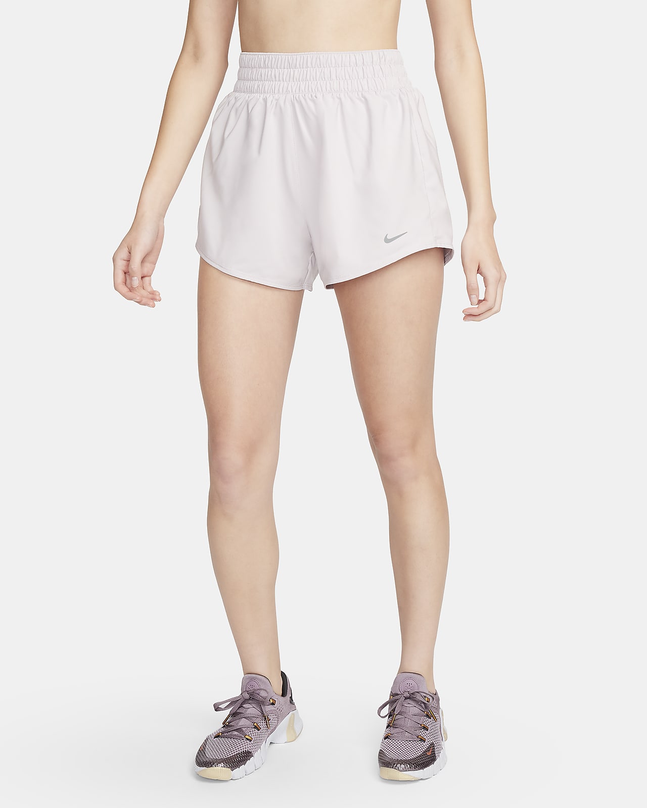 Nike One Women's Dri-FIT High-Waisted 3" Brief-Lined Shorts