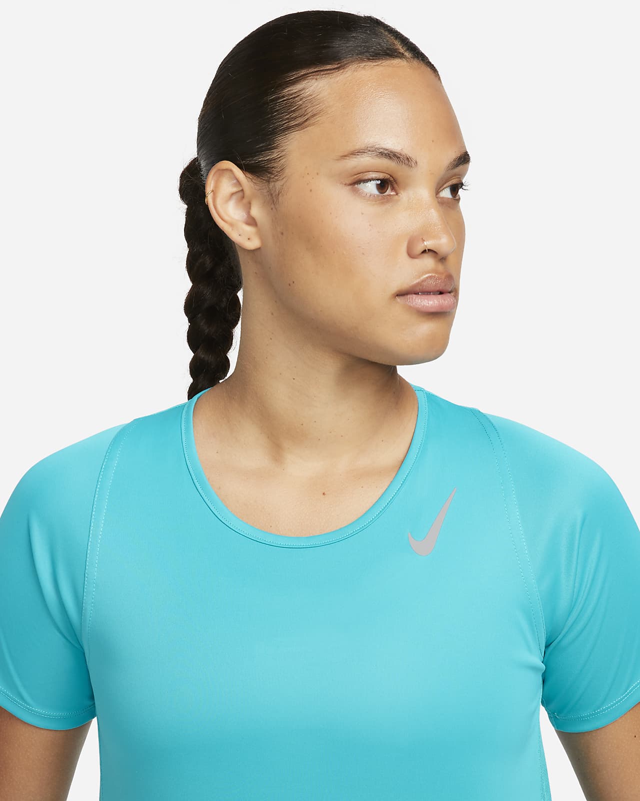 Camisola de running de manga curta Nike Dri-FIT Race para mulher