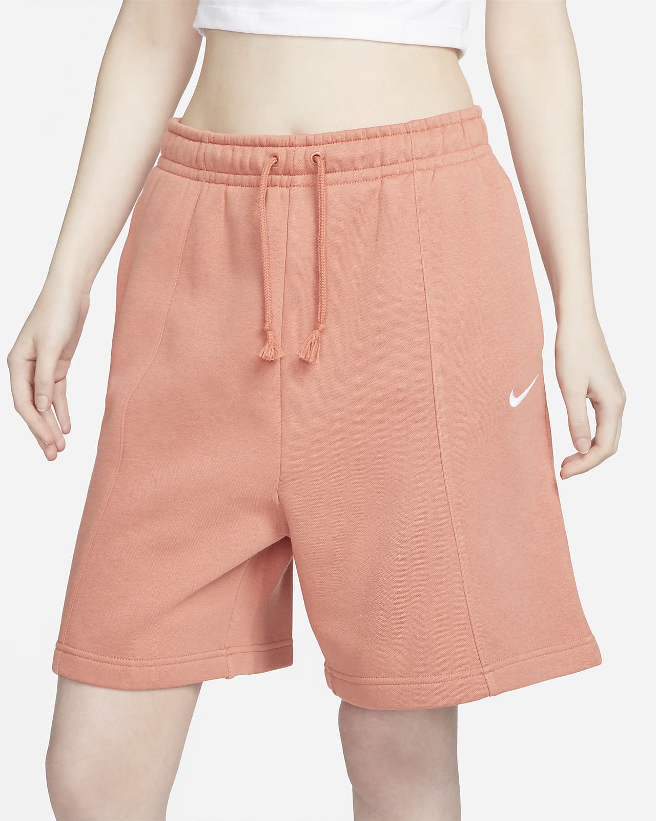 nike shorts fleece women's