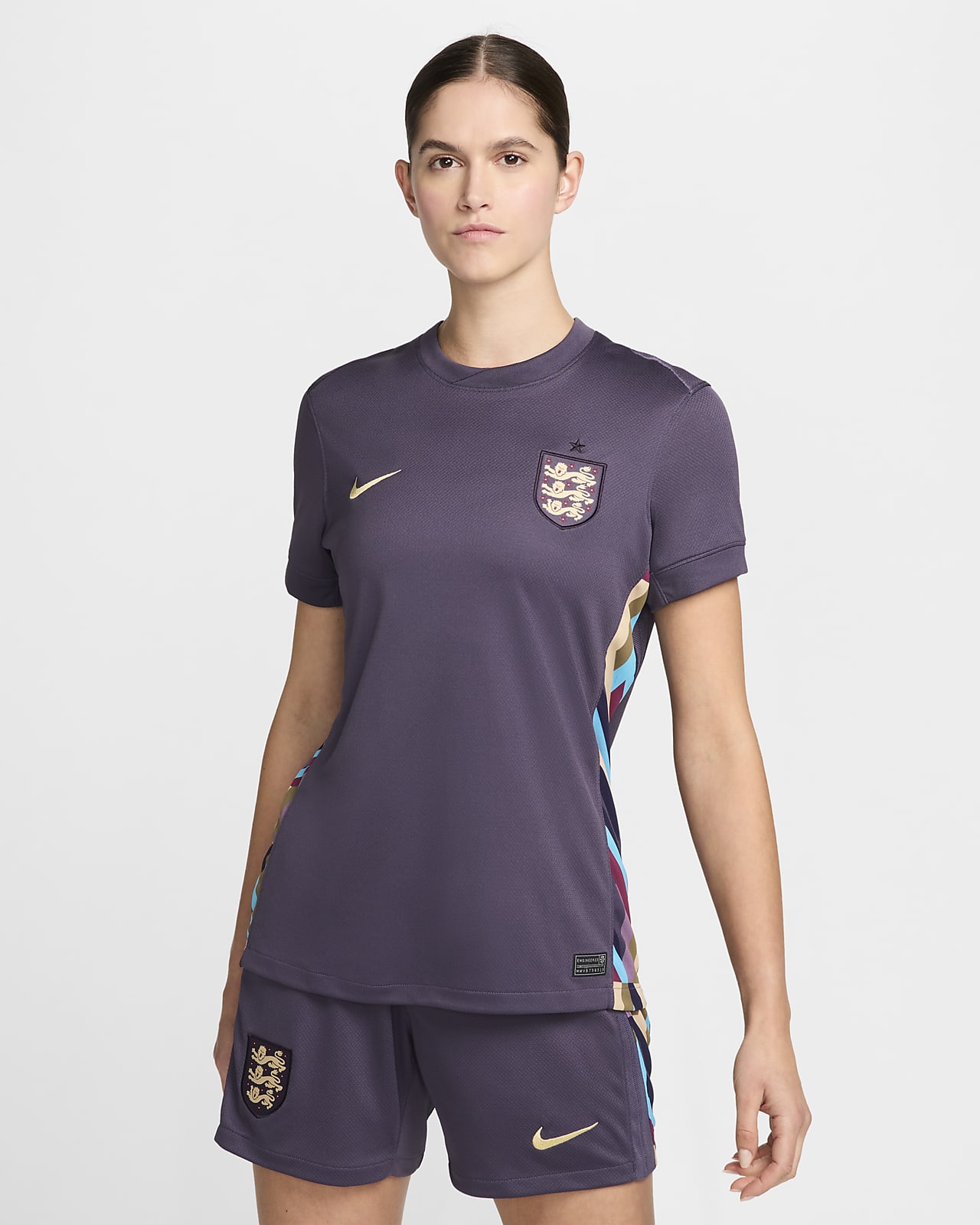 Engeland (herenelftal) 2024/25 Stadium Uit Nike Dri-FIT replica voetbalshirt voor dames