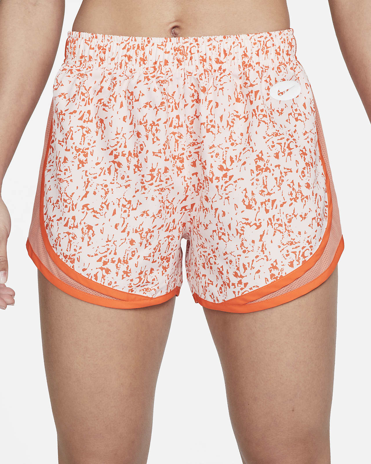 Nike women's printed running hot sale shorts