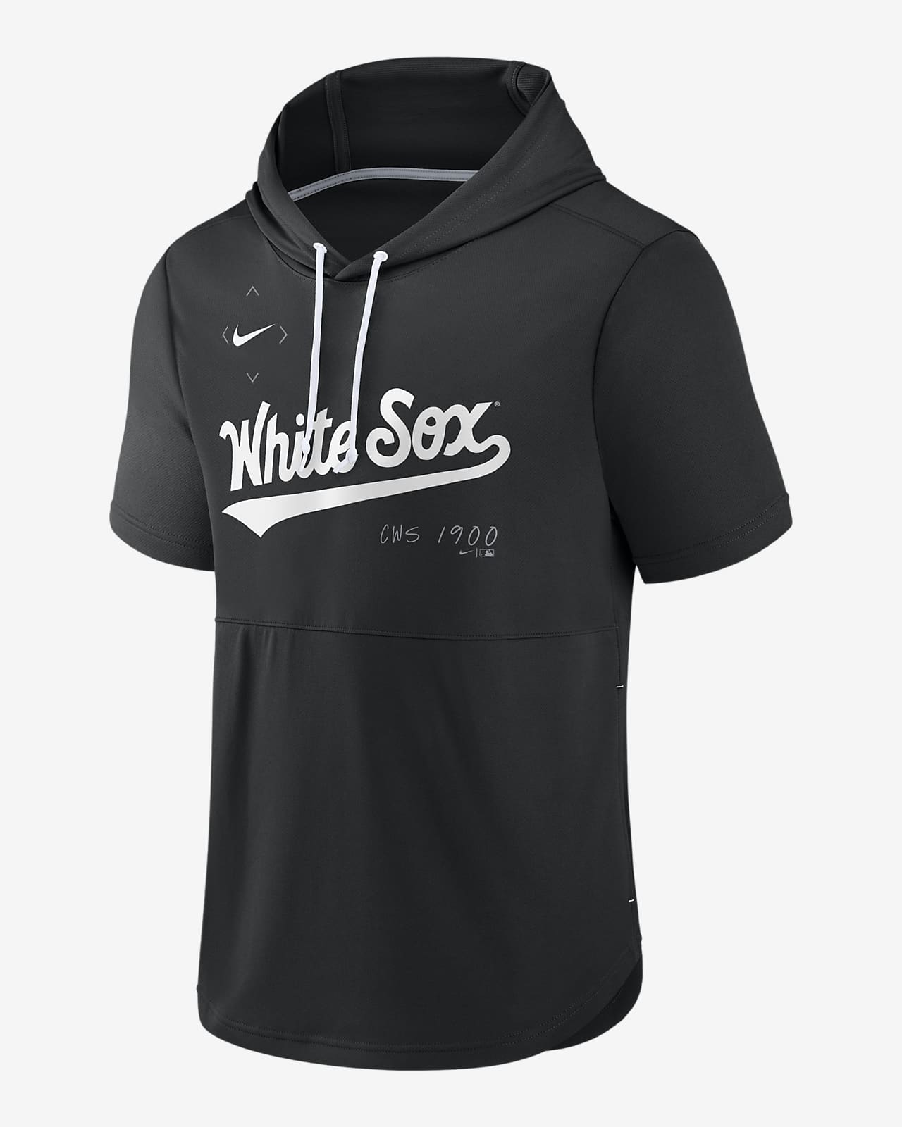 Nike Springer (MLB Chicago White Sox) Men's Short-Sleeve Pullover Hoodie