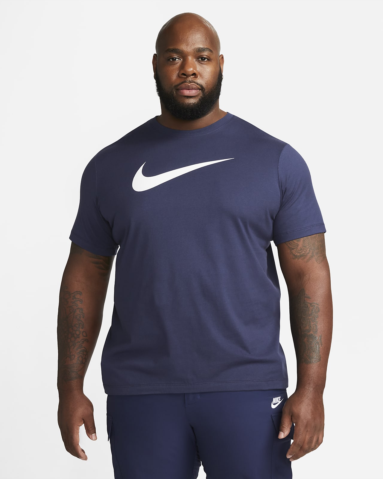 Nike t best sale shirt big swoosh