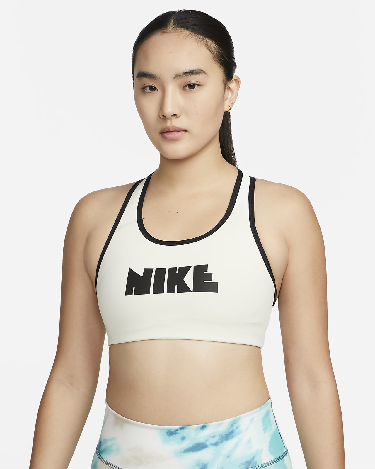 Nike Performance CROP TANK MEMBERSHIP - Medium support sports bra