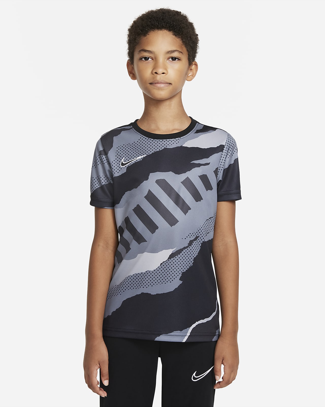 Κοντομάνικη ποδοσφαιρική μπλούζα Nike για μεγάλα παιδιά