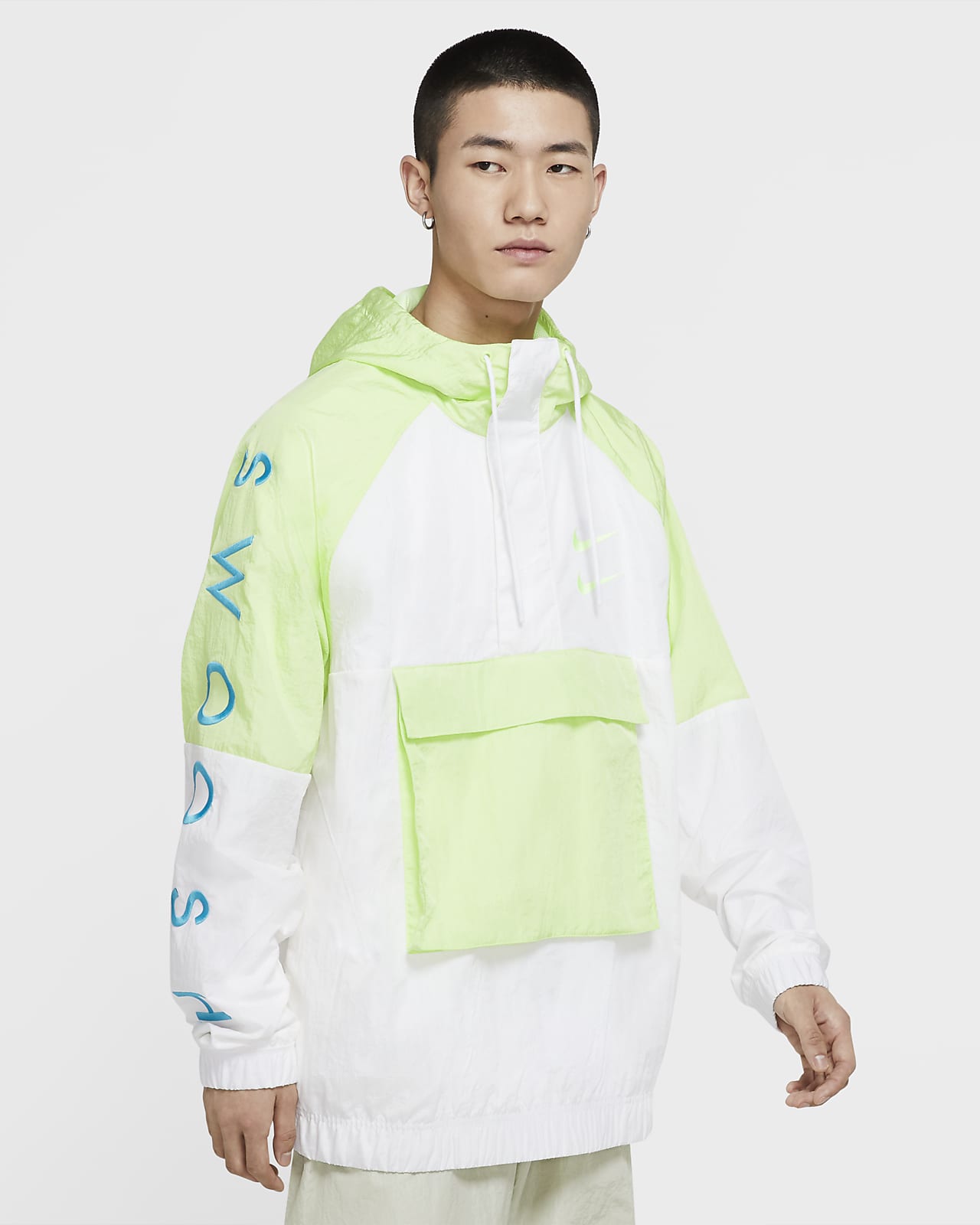 Nike Sportswear Swoosh Men's Woven Jacket. Nike NO Nike Sportswear Swoosh Men's Woven Hooded Jacket. Nike NO