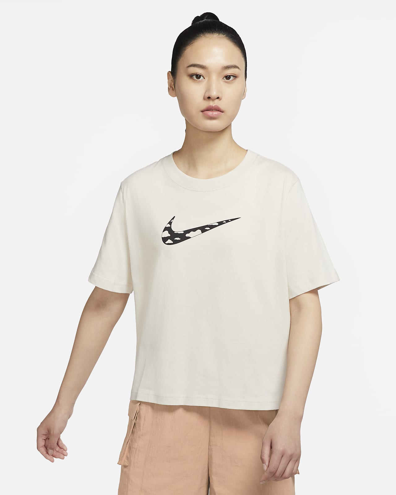 women's 100% organic cotton T-shirt with magyar sleeve