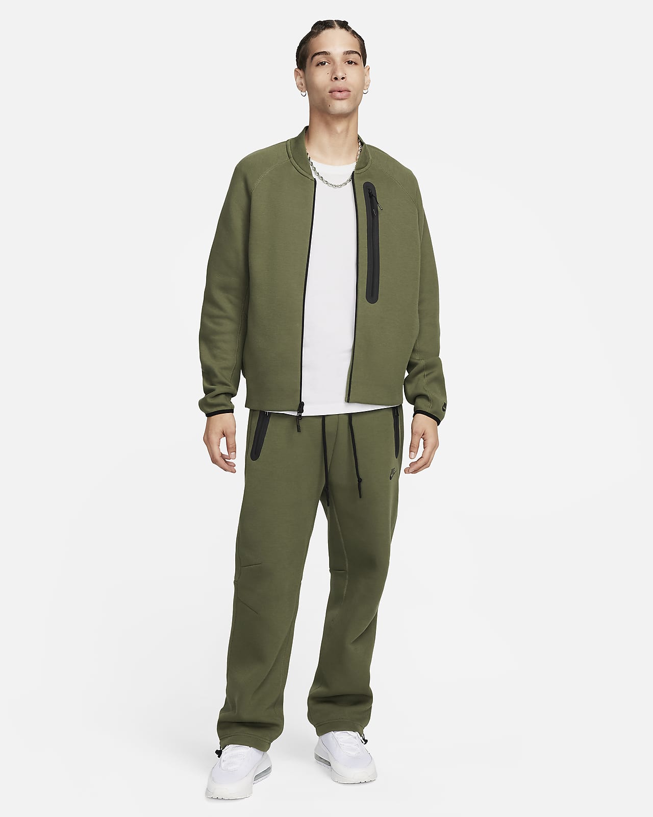 Nike store tech bomber