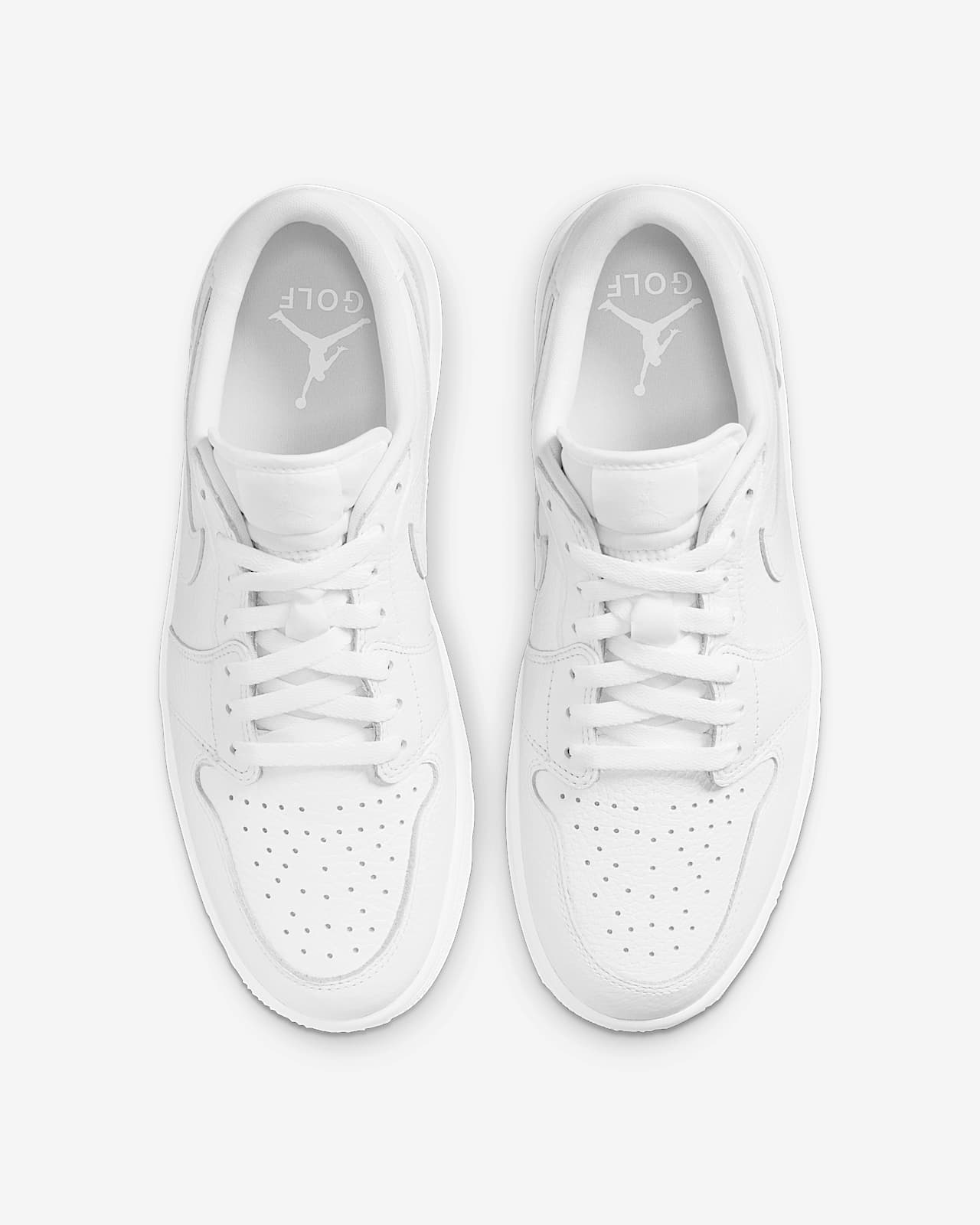 white low top jordan shoes