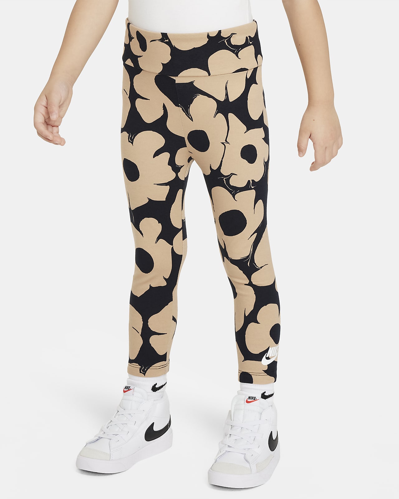 Nike, Bottoms, Nike Dryfit Leggings Girls Size L 8 Bright Coralfloral  Design Nwt