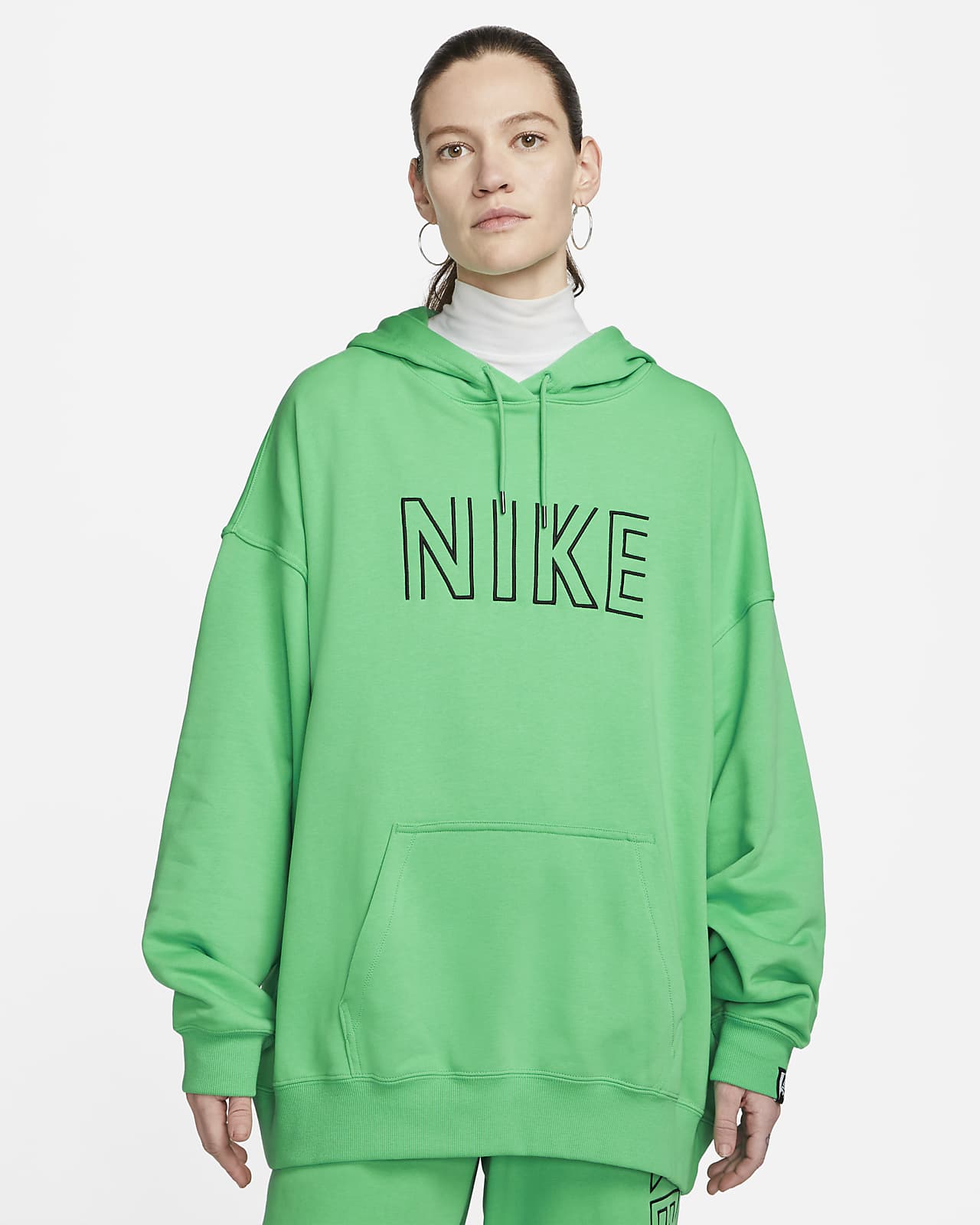 . Universiteit Beroep Nike Sportswear Oversized hoodie voor dames. Nike BE