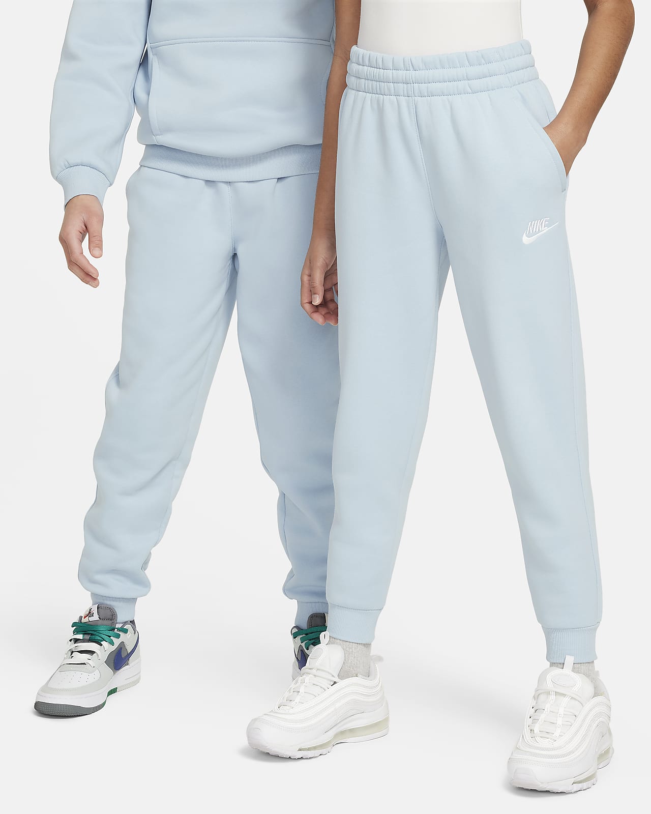 Nike Sportswear Club Fleece Pants Size L Joggers Midnight Navy