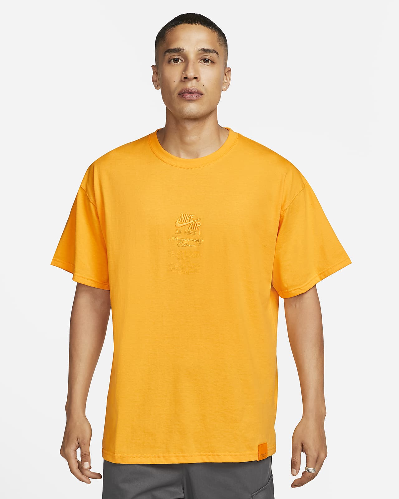 yellow tee shirt