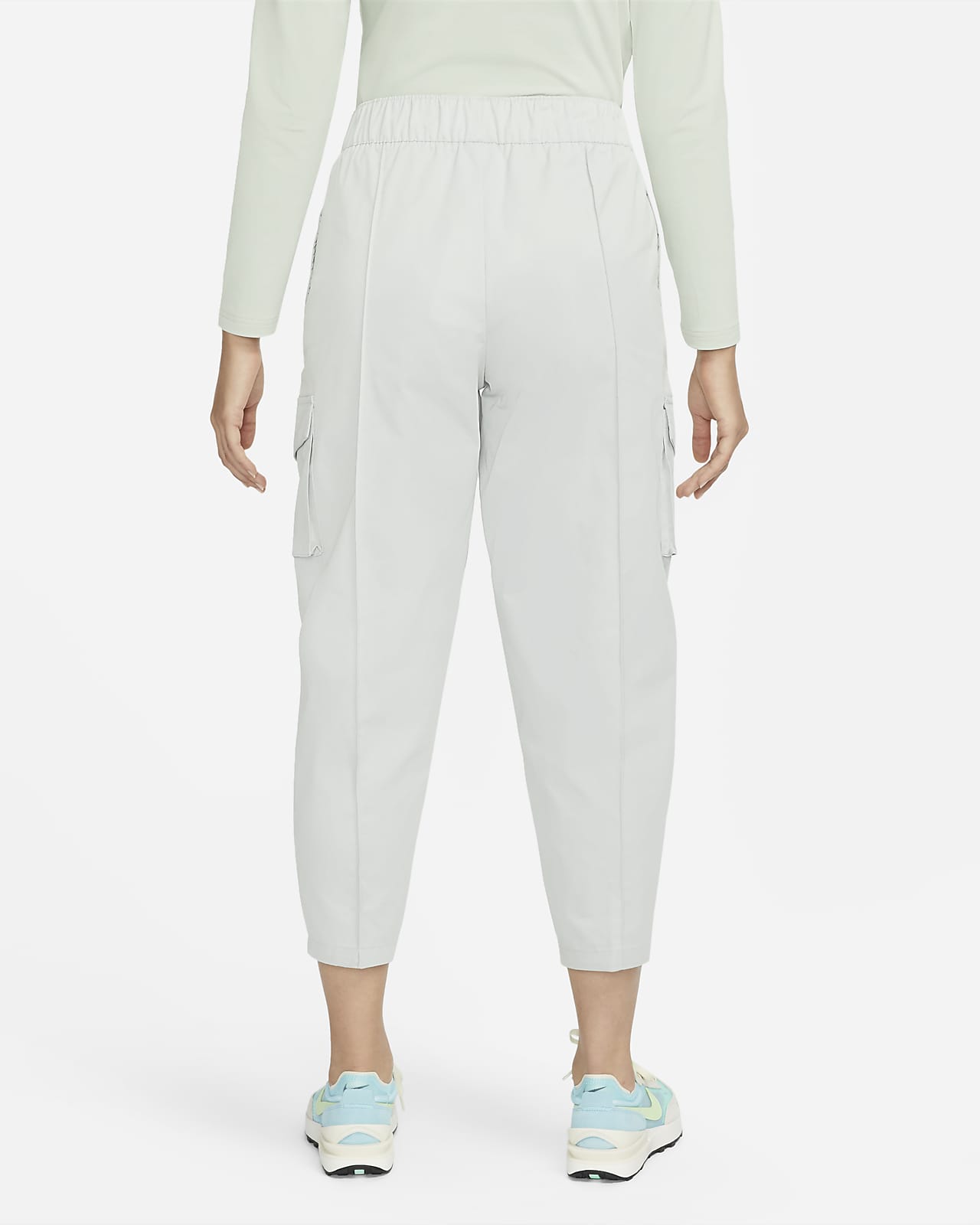 Nike公式 ナイキ スポーツウェア エッセンシャル ウィメンズ カーブ ウーブン ハイライズ パンツ オンラインストア 通販サイト