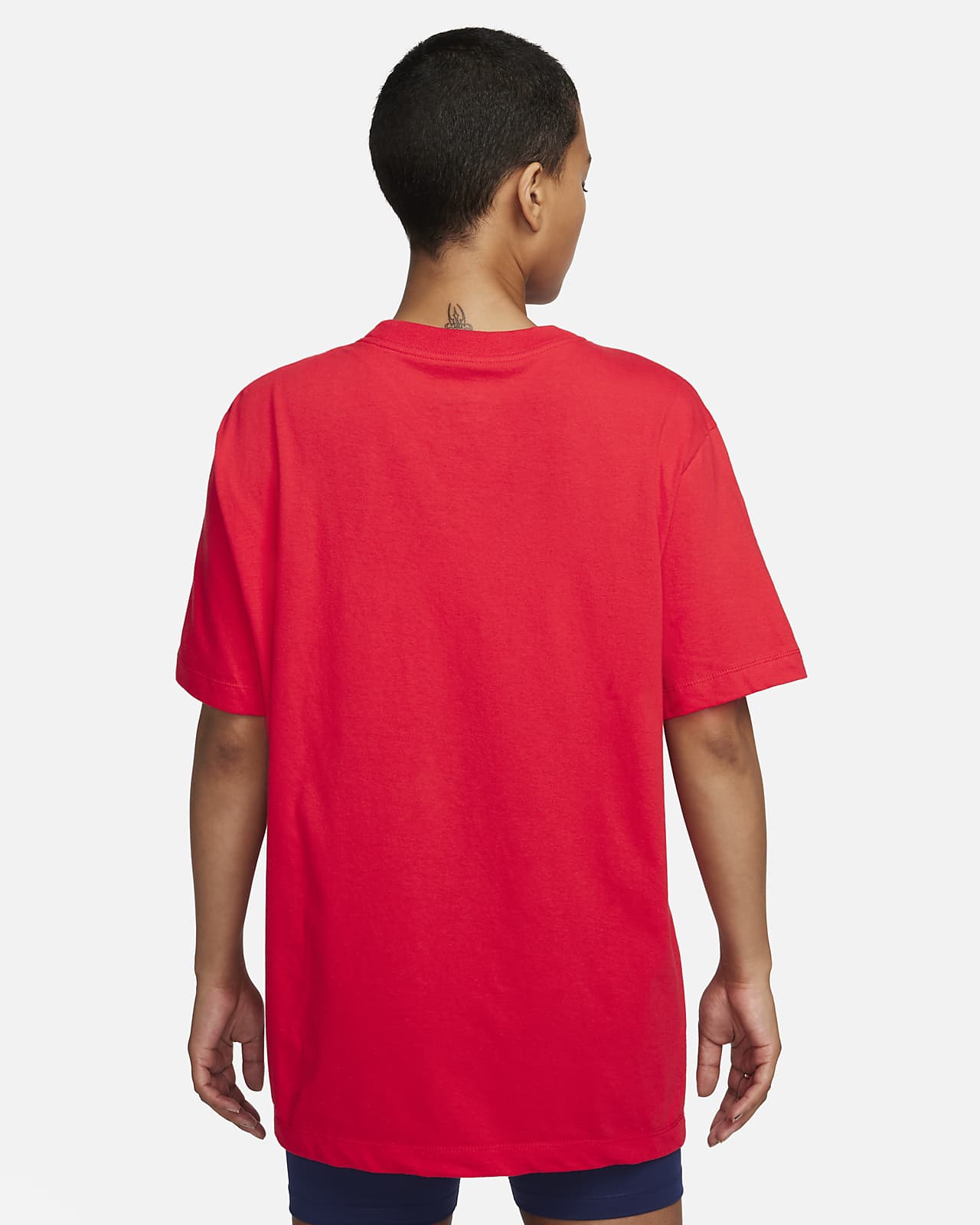Nike Women's Houston Astros Swoosh Side Cinch Fashion T-shirt