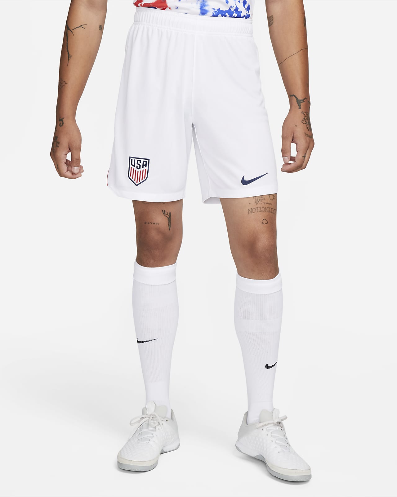 U.S. 2022/23 Stadium Home Men's Nike Dri-FIT Soccer Shorts.