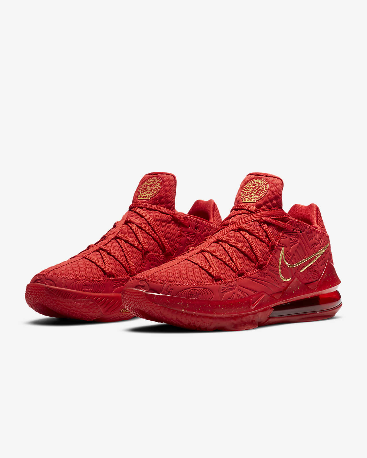 lebron 18 red low