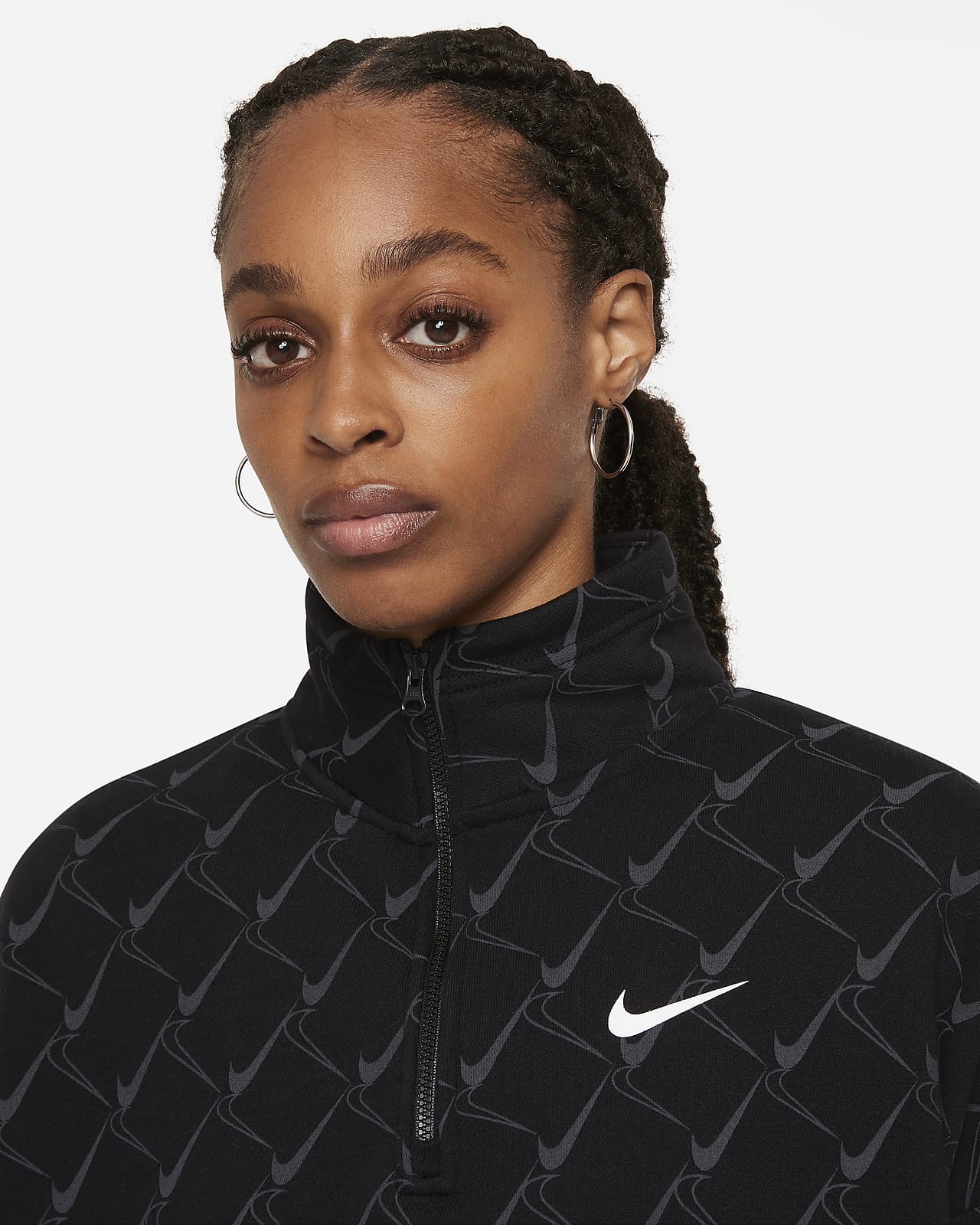 Nike Sportswear Women's Fleece 1/4-Zip Top. Nike AU