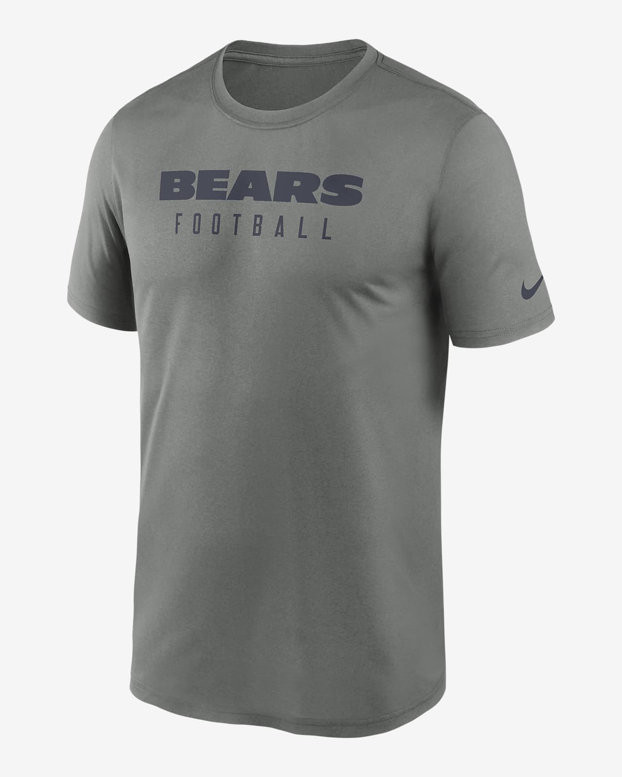 Nike / Men's Chicago Bears Tonal Logo Legend Grey T-Shirt