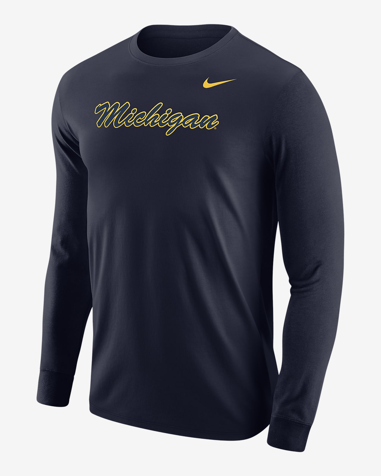 Michigan Men's Nike College Long-Sleeve T-Shirt