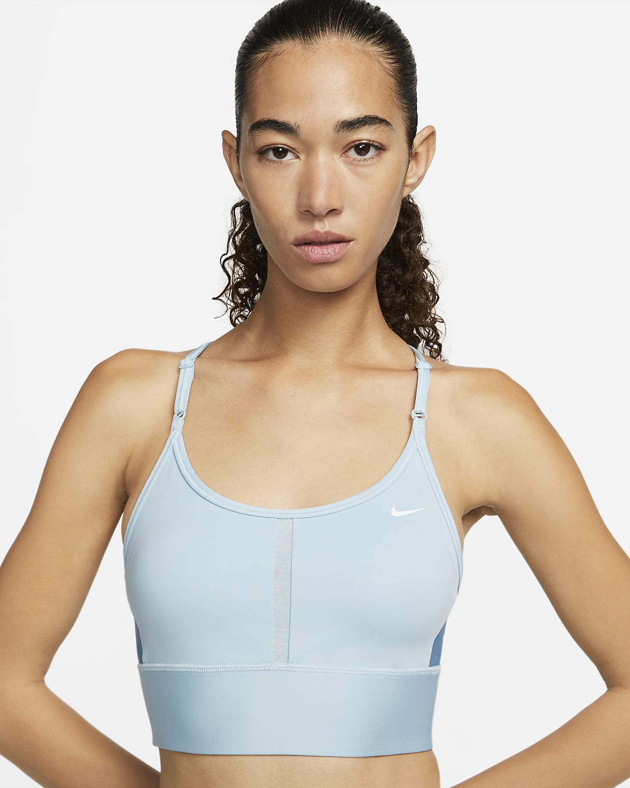 Nike Indy Women's LightSupport Padded Longline Sports Bra. Nike PT