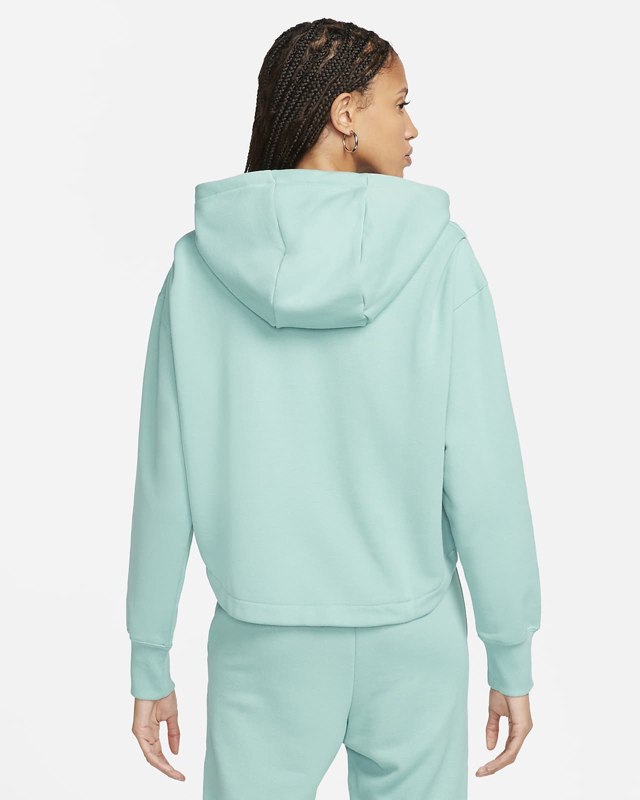 Nike Oversized Modern Women\'s French Fleece Terry Sportswear Hoodie.