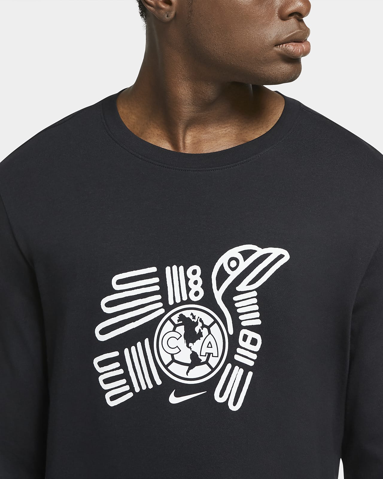 nike long sleeve club tee